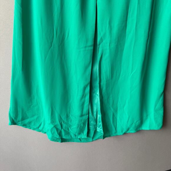 Express sz S  green whimsical feminine‎ tube maxi dress NWT - Picture 9 of 9